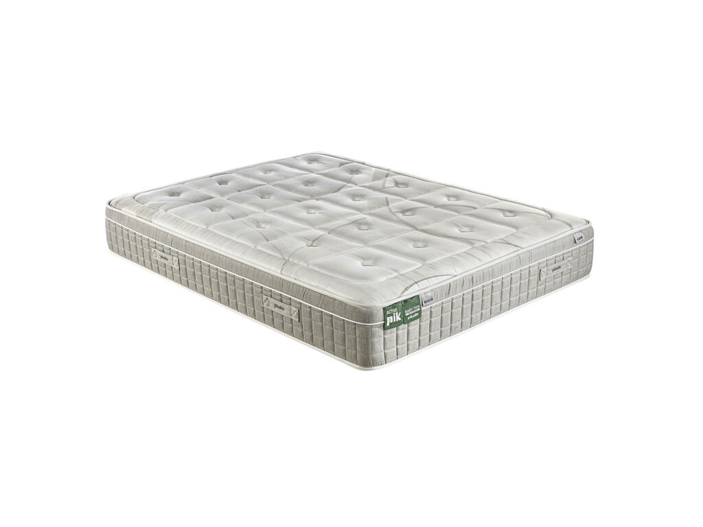 Colchón de muelles ensacados y firmeza alta adecuado para la espalda ActivePik Firm