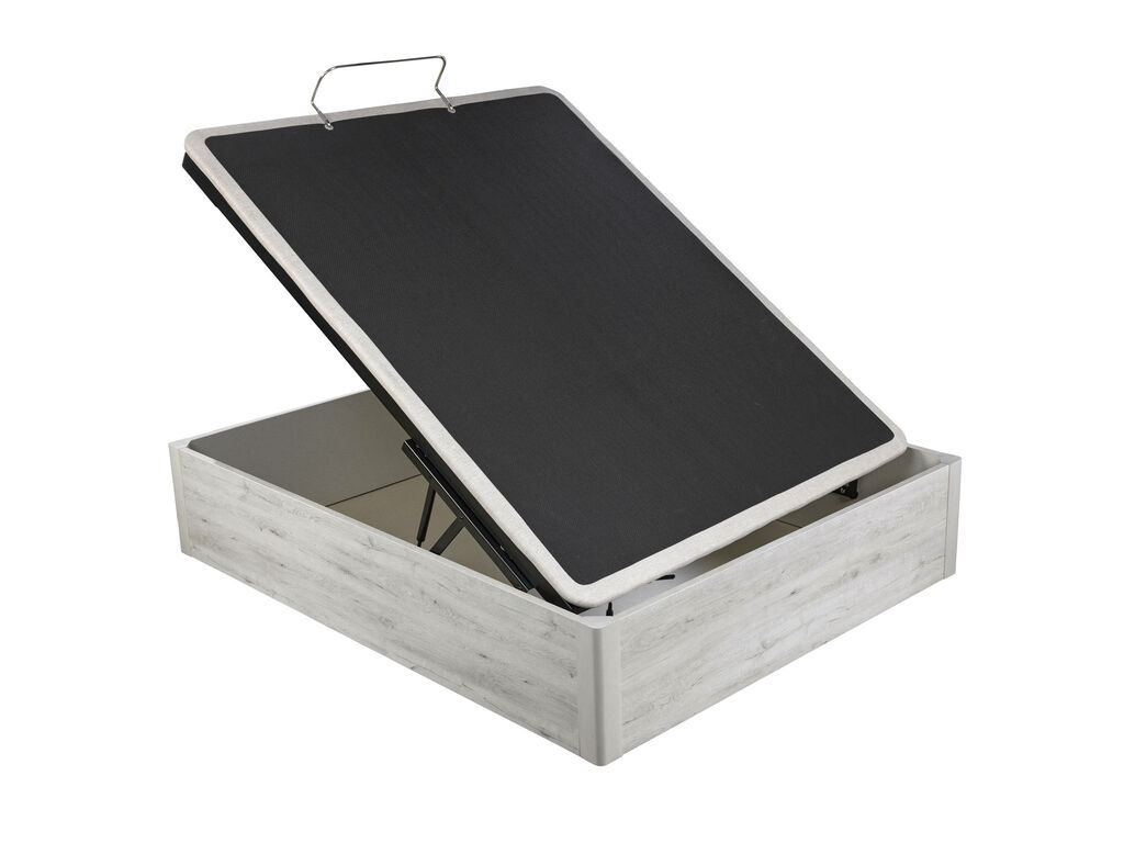 Canapé abatible de madera con base tapizada articulada de color glaciar ERGODES GLACIAR