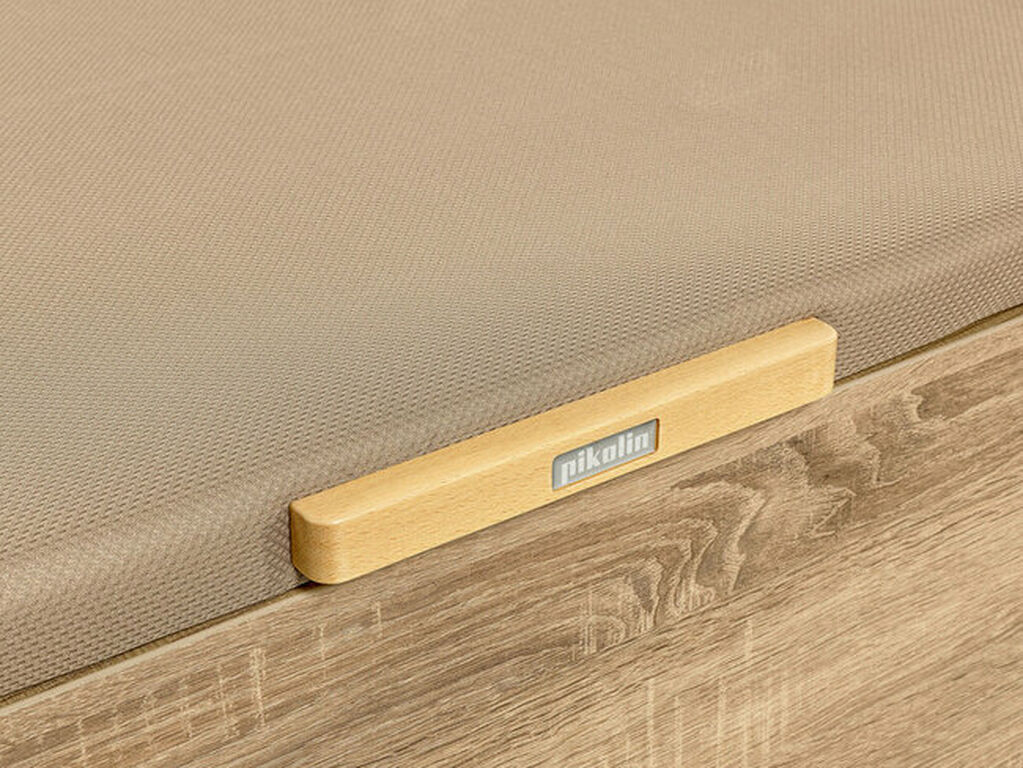 Canapé abatible de alta capacidad de madera de color natural - NATURBOX 2.0 NATURBOX 2.0