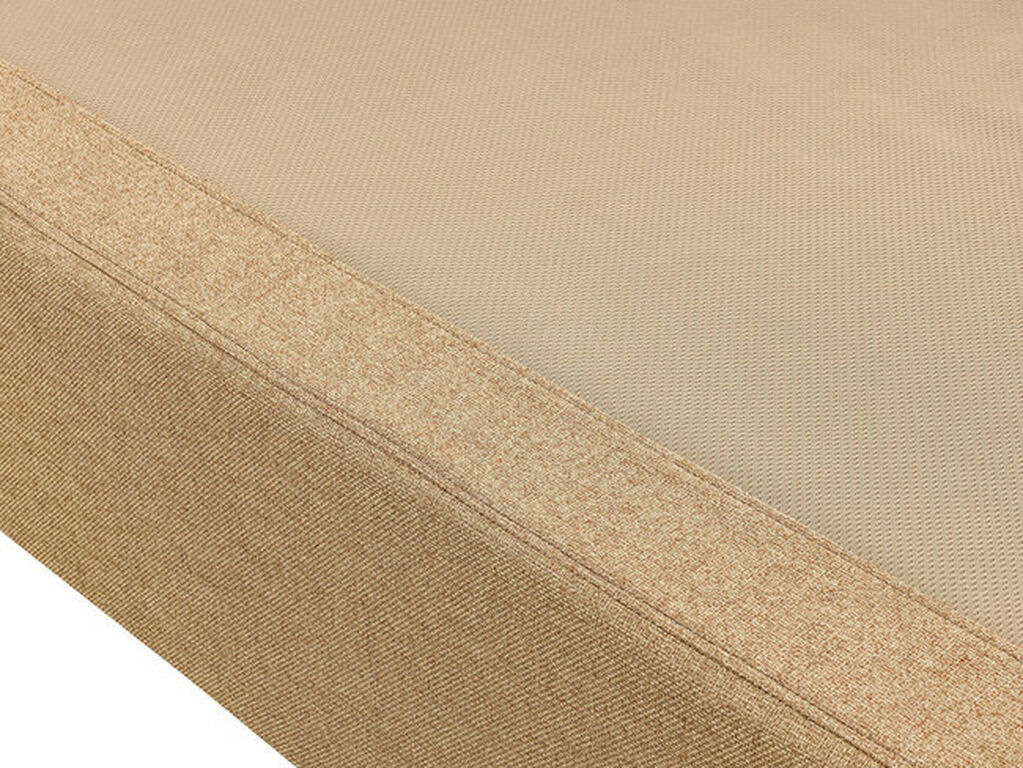 Base tapizada textil transpirable de color cooper CANAPE TEXTIL