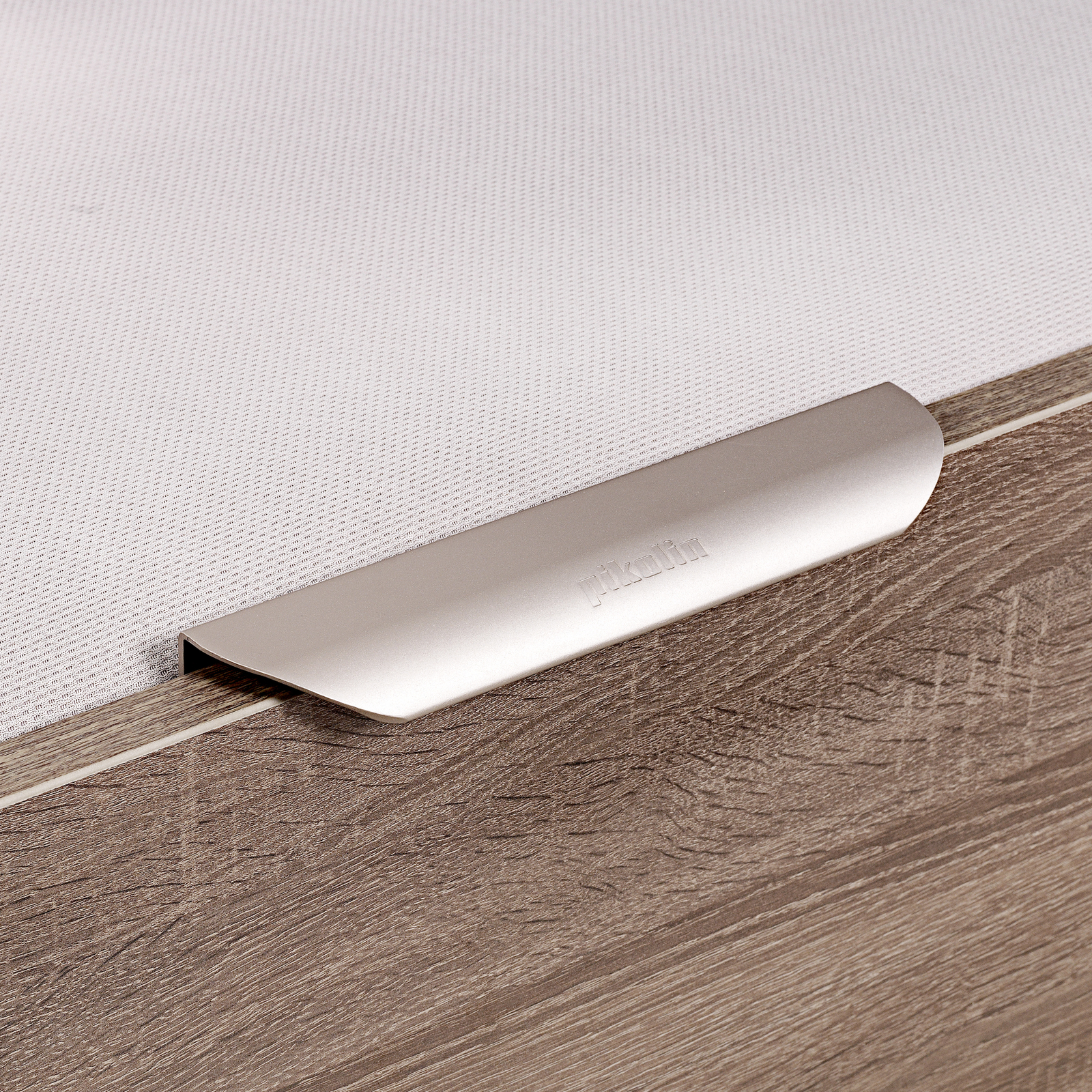 Canapé abatible de madera de alta capacidad tapa única de color roble DESIGN