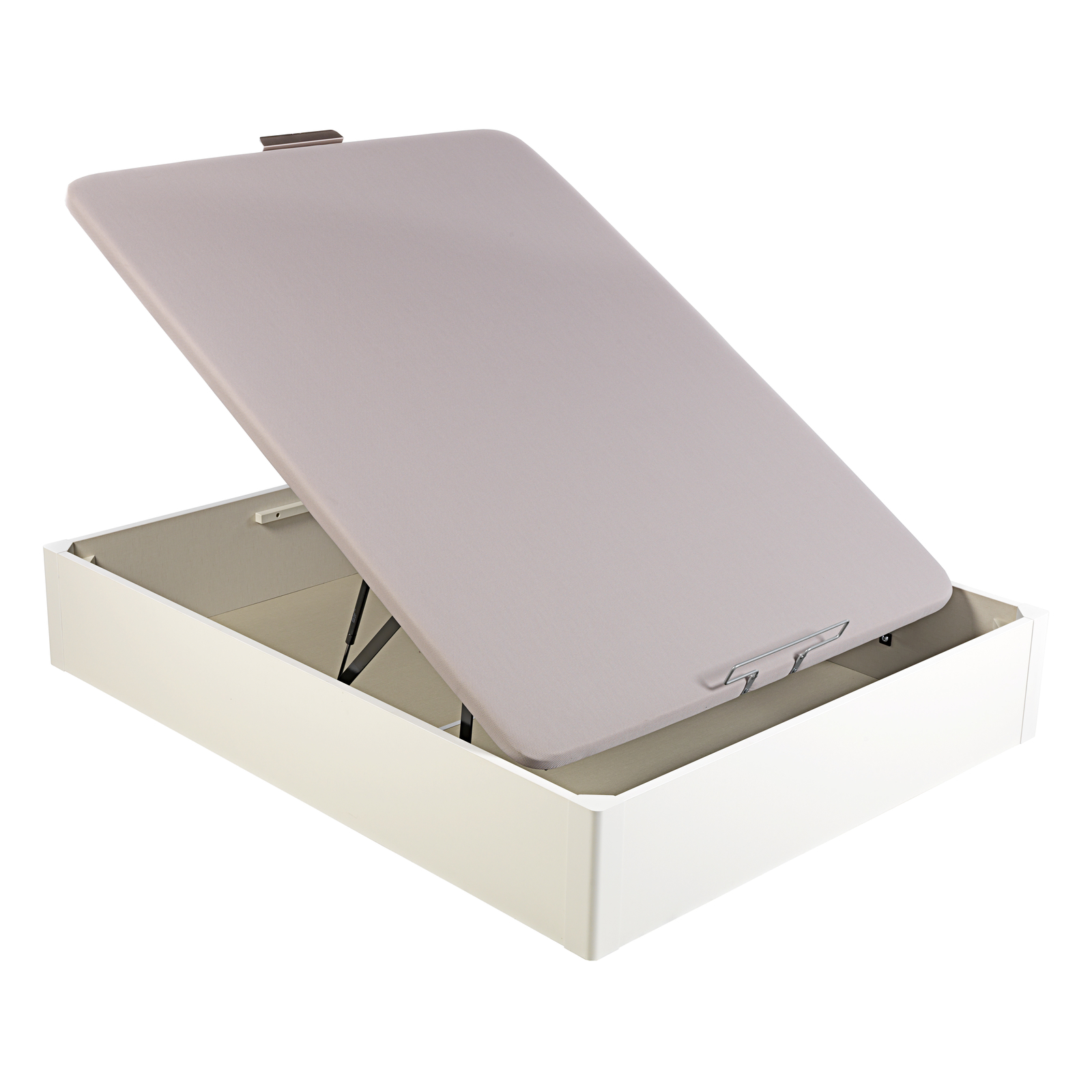 Canapé abatible de madera de alta capacidad tapa única de color blanco DESIGN