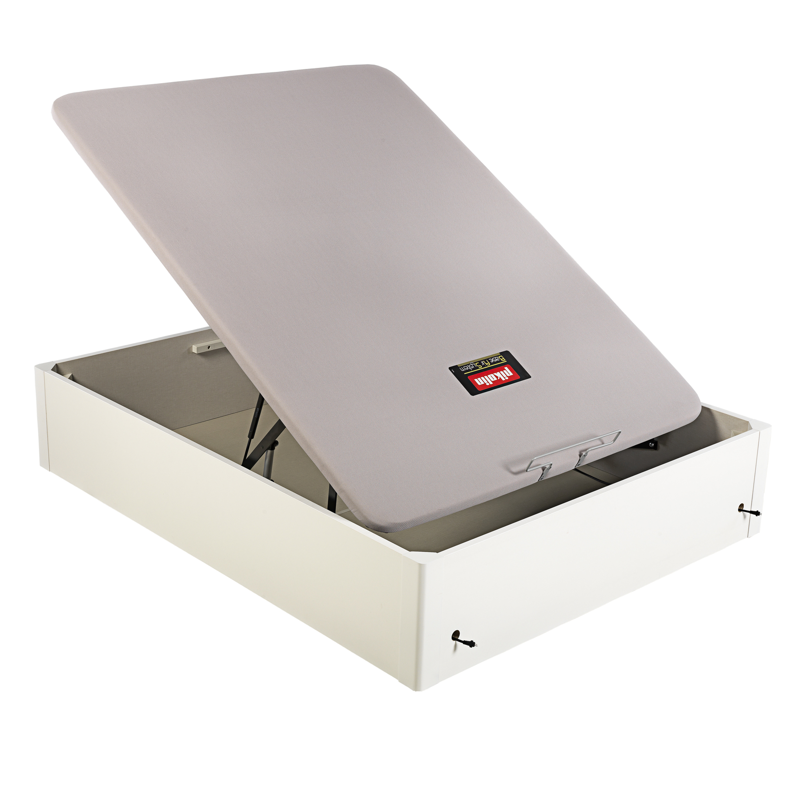 Canapé abatible de madera eléctrico de alta capacidad tapa única de color blanco DESIGN