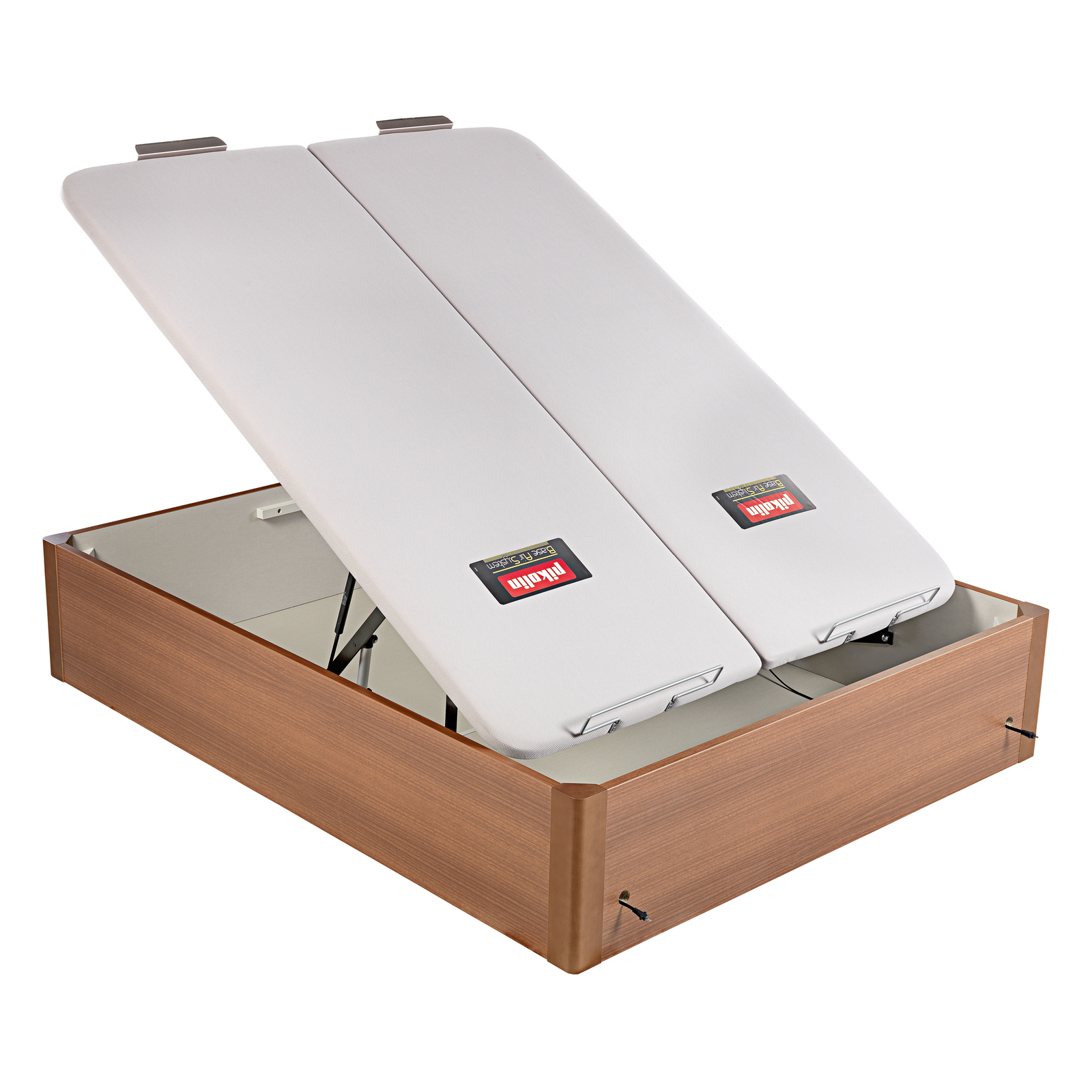 Canapé abatible de madera eléctrico  de alta capacidad tapa doble de color cerezo DESIGN