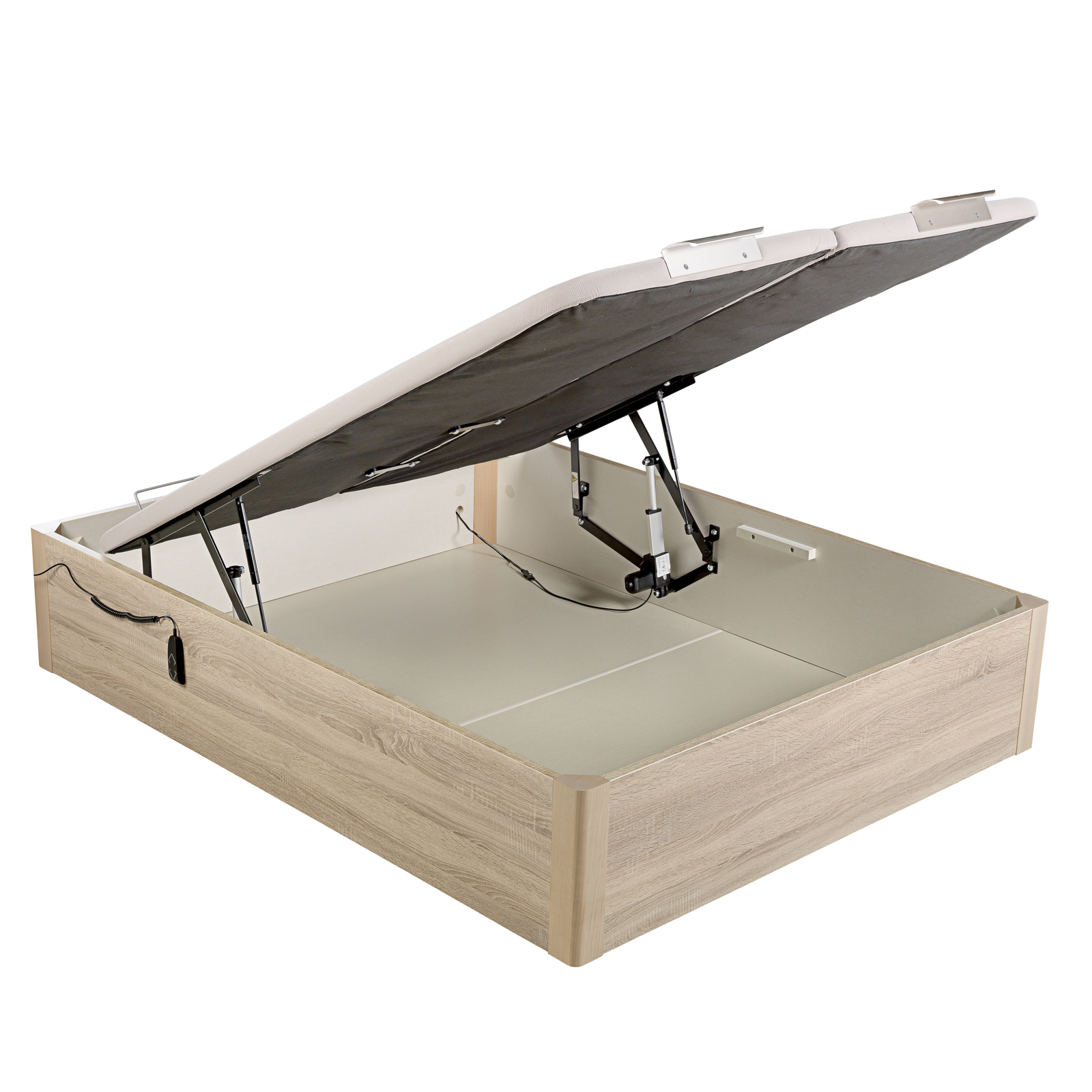 Canapé abatible de madera eléctrico  de alta capacidad tapa doble de color natural DESIGN