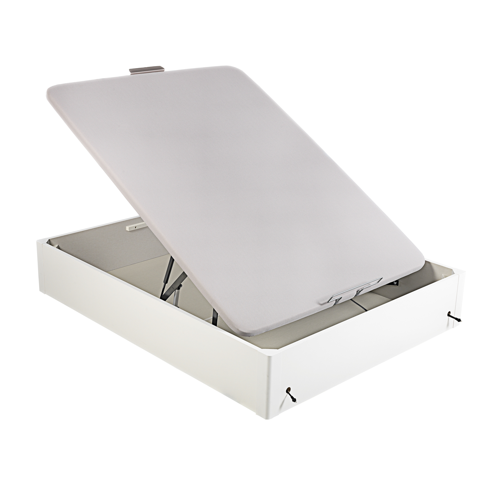 Canapé abatible de madera eléctrico  tapa única de color blanco DESIGN