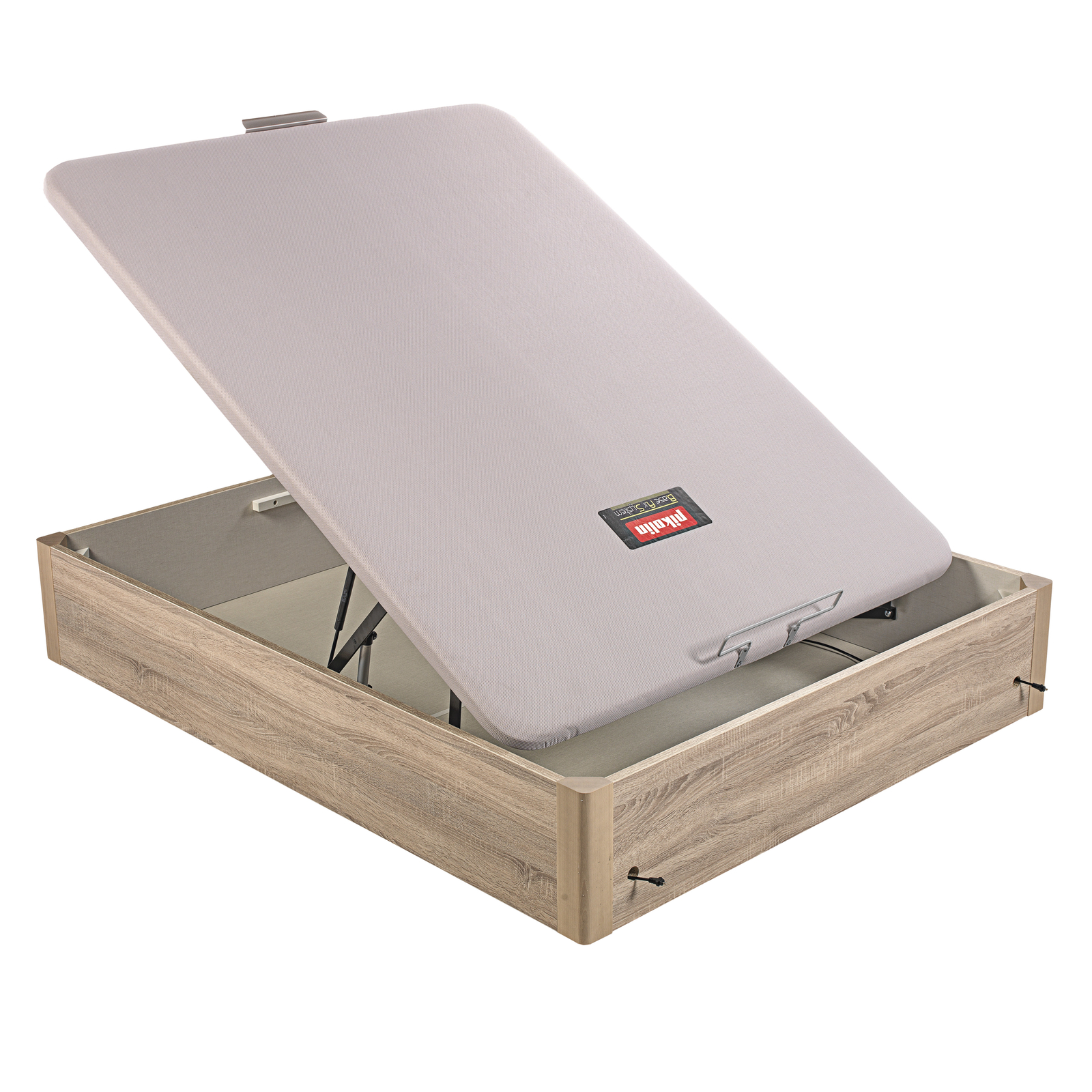 Canapé abatible de madera eléctrico  tapa única de color natural DESIGN