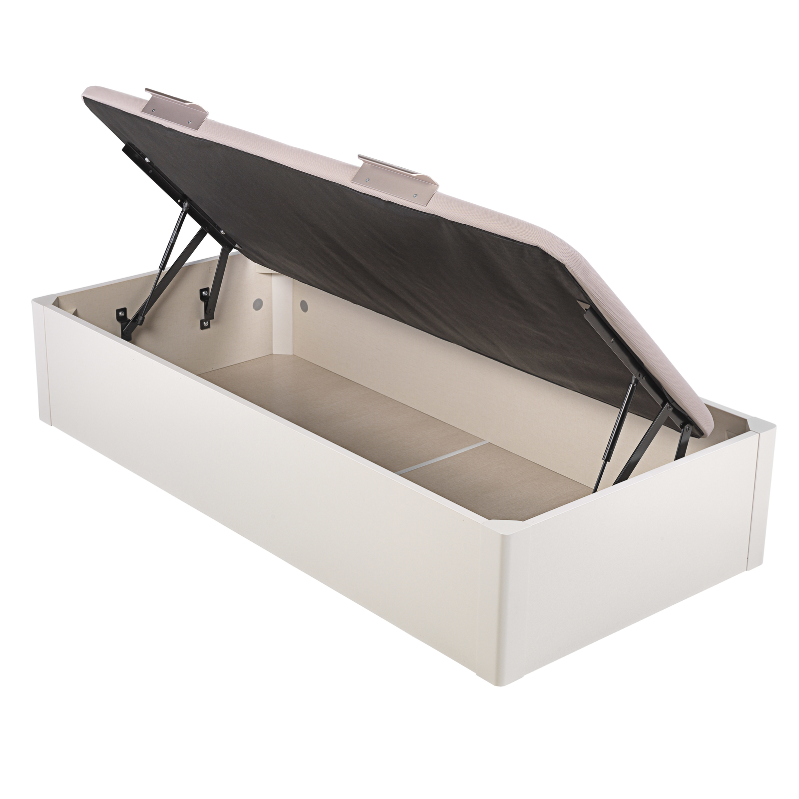 Canapé abatible de madera juvenil de color blanco DESIGN JUV